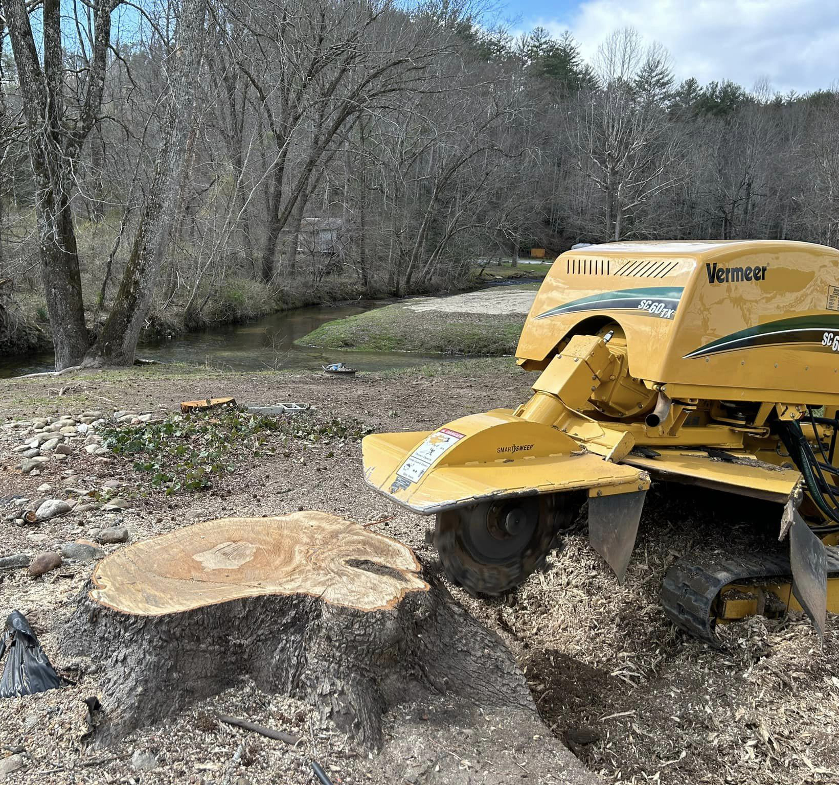 grinding stump